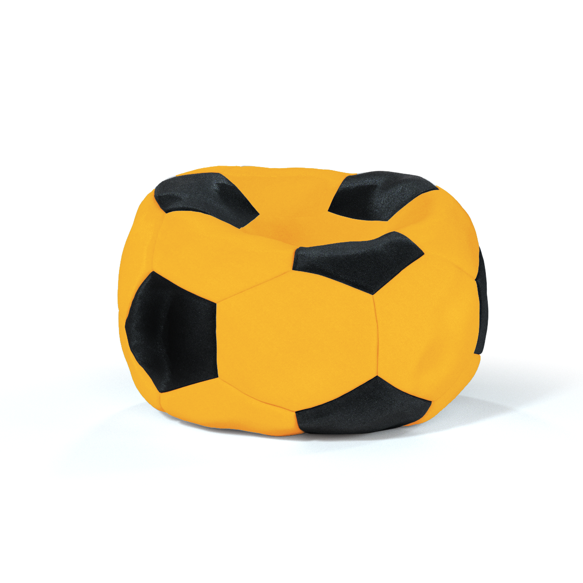פוף כדורגל צהוב שחור