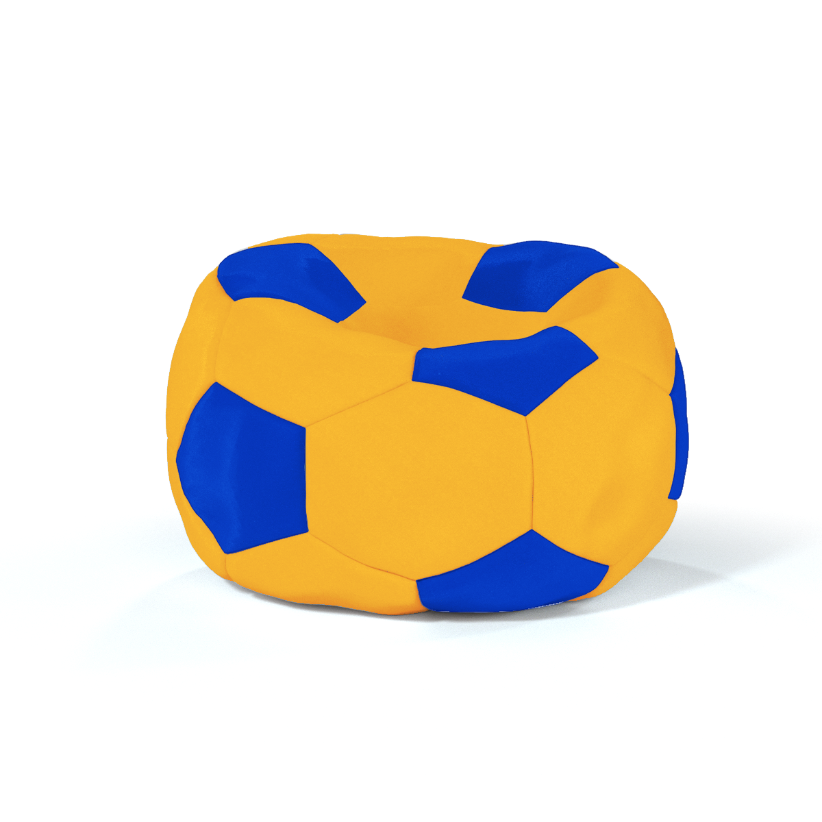 פוף כדורגל צהוב כחול